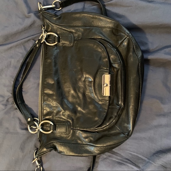 Coach Black Leather Kristin purse - Picture 2 of 8